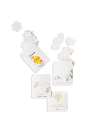 Brandable Recycled or Kraft Paper Envelopes With Seed Paper Confetti